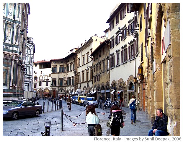 Places to see in Florence, Italy - images by Sunil Deepak, 2006