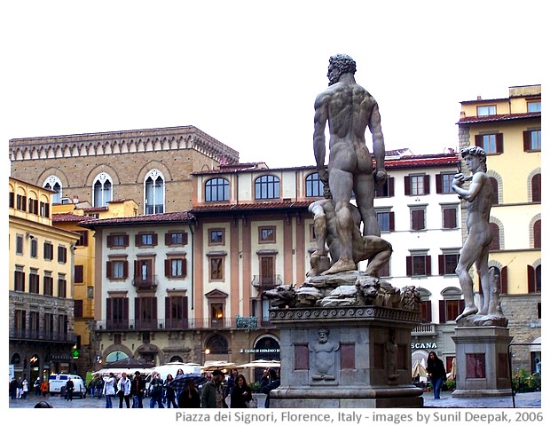 Places to see in Florence, Italy - images by Sunil Deepak, 2006