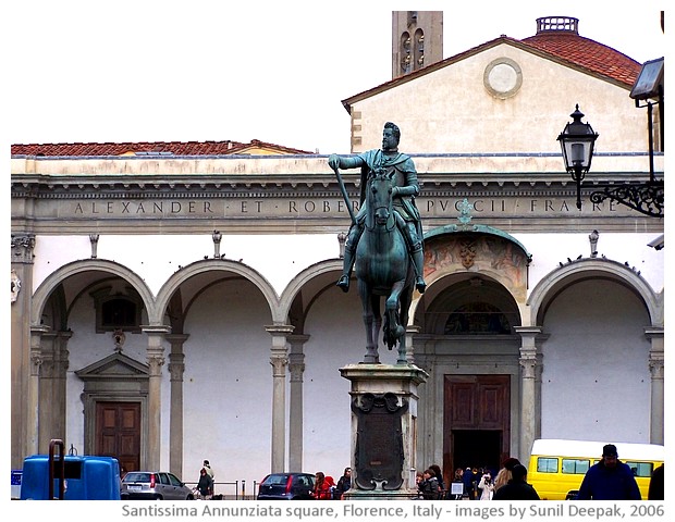 Places to see in Florence, Italy - images by Sunil Deepak, 2006