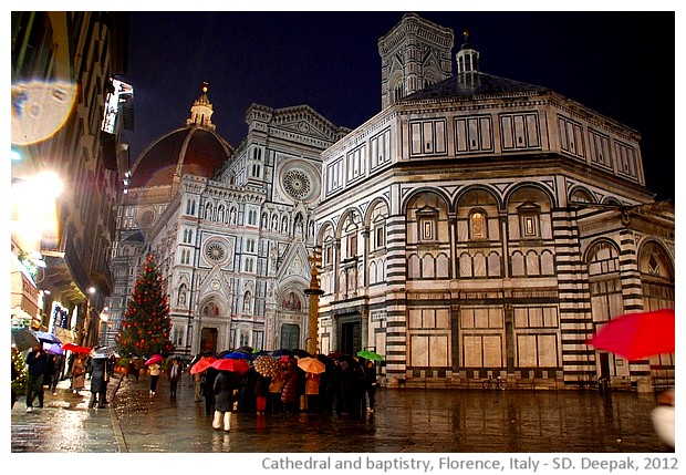 Cathedral and baptistry, Florence, Italy - S. Deepak, 2012