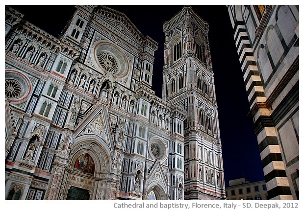 Cathedral and baptistry, Florence, Italy - S. Deepak, 2012