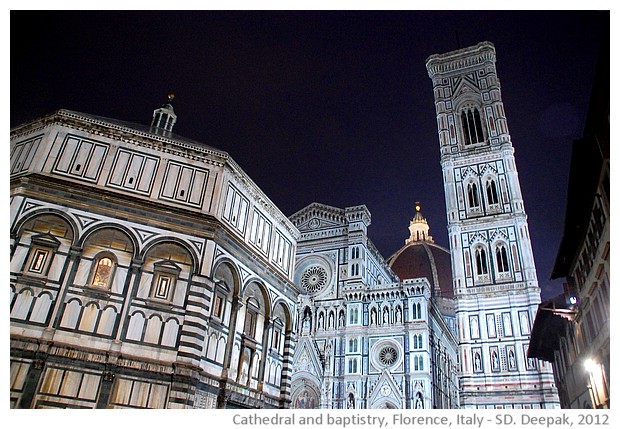 Cathedral and baptistry, Florence, Italy - S. Deepak, 2012