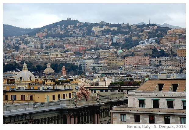 Genoa seen from Cappuccini walls hill, Italy - S. Deepak, 2013