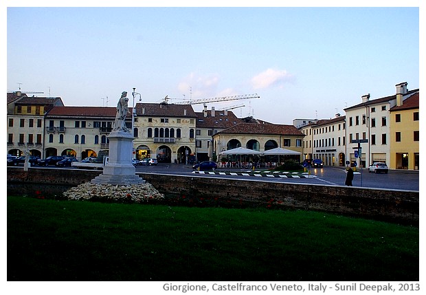 Statua Giorgione, Castelfranco Veneto (TV), Italy - images by Sunil Deepak, 2013