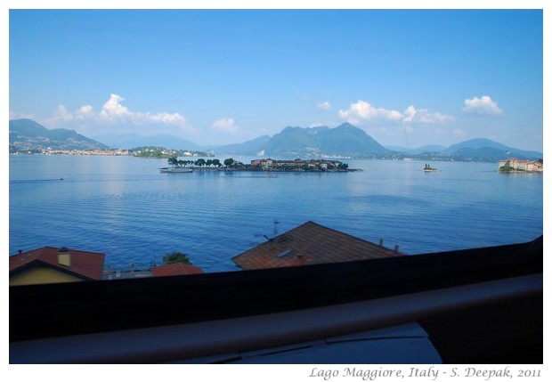 Lago Maggiore seen from train, Italy - S. Deepak, 2011