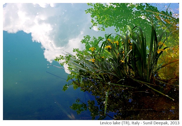 Levico lake (Trento), Italy - images by Sunil Deepak, 2013