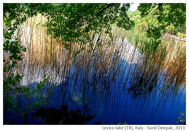 Levico lake (Trento), Italy - images by Sunil Deepak, 2013