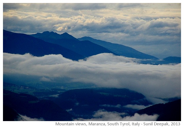 Mountain views, Maranza, South Tyrol, Alto Adige, Italy - images by Sunil Deepak, 2013