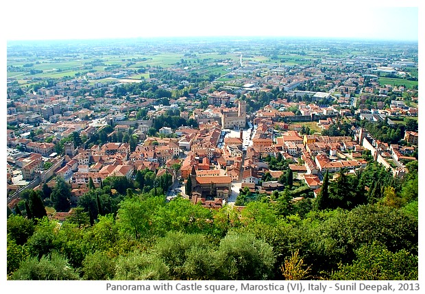 Castle square, Marostica (Vicenza), Italy - images by Sunil Deepak, 2013