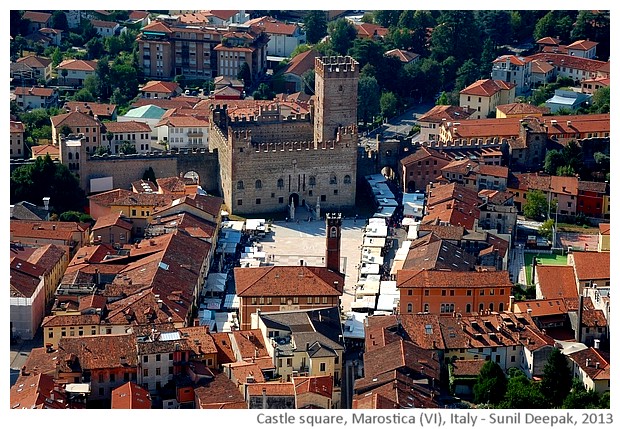 Castle square, Marostica (Vicenza), Italy - images by Sunil Deepak, 2013