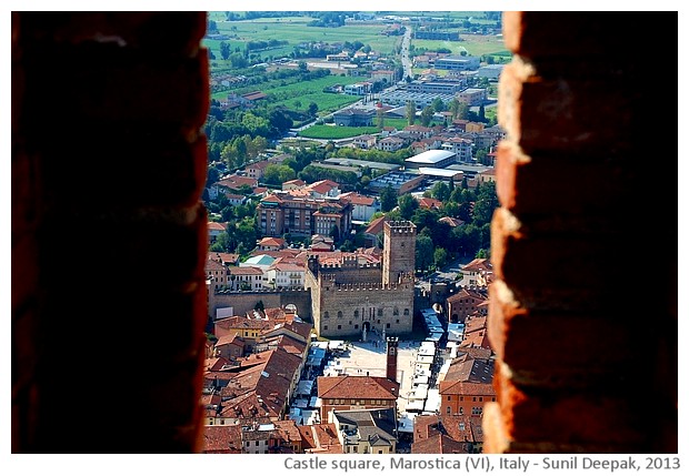 Castle square, Marostica (Vicenza), Italy - images by Sunil Deepak, 2013