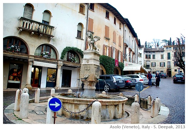 Asolo city centre, Veneto, Italy - images by S. Deepak, 2013