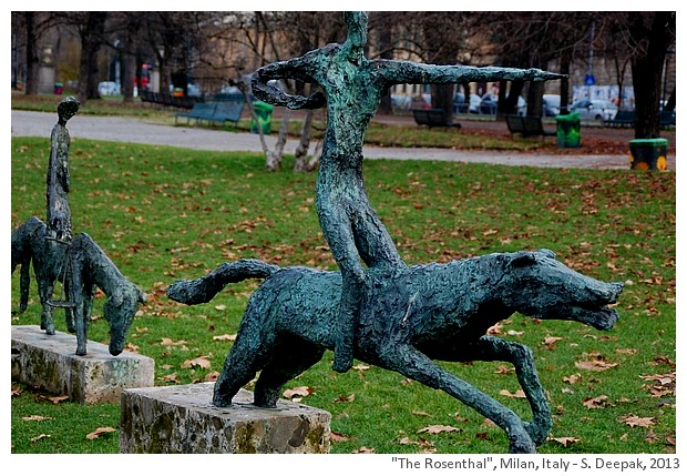 Horses by Harry Rosenthal, Piazza cavour, Milano, Italy - S. Deepak, 2013