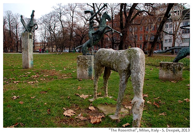 Horses by Harry Rosenthal, Piazza cavour, Milano, Italy - S. Deepak, 2013