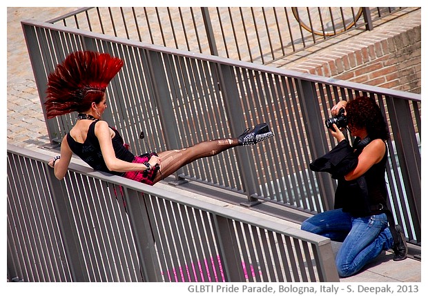 GLBTI Pride parade, Bologna, Italy - images by Sunil Deepak, 2013