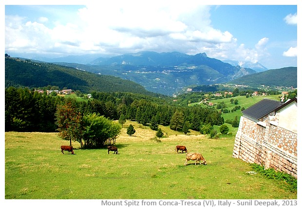 Mount Spitz, Altopiano Fiorentino, Vicenza, Italy - images by Sunil Deepak, 2013