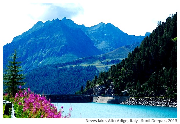 Neves lake, Alto Adige, Italy - images by Sunil Deepak, 2013