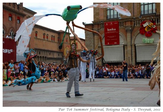 Insect costumes at Par Tot parade, Bologna - S. Deepak, 2011