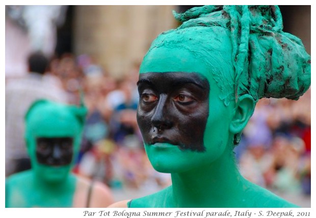 Green people, Par Tot summer festival Bologna, Italy June 2011 - images by S. Deepak