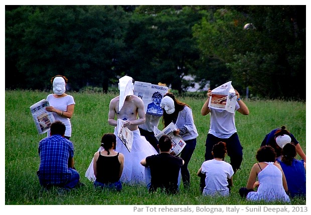 Par tot parade rehearsals, Bologna, Italy - images by Sunil Deepak, 2013