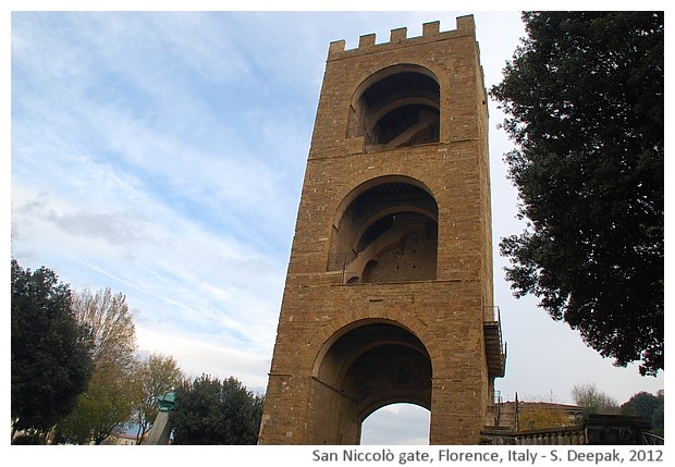 San Niccolò medieval gate, Florence, Italy - S. Deepak, 2012