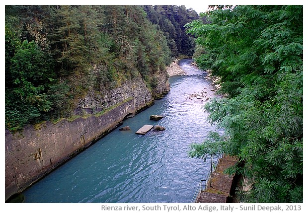 Rienza river, South Tyrol, Alto Adige, Italy - images by Sunil Deepak, 2013