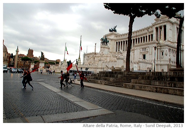 Altare della Patria, Rome, Italy - images by Sunil Deepak, 2013