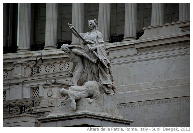 Altare della Patria, Rome, Italy - images by Sunil Deepak, 2013