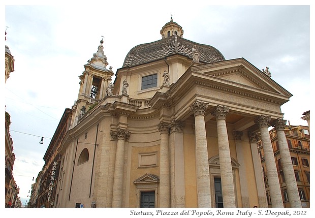 Church, Piazza del Popolo, Rome - S. Deepak, 2012