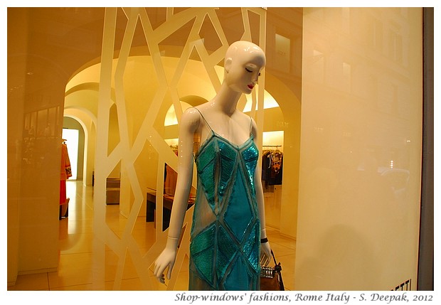 Shop-windows of fashion stores, Rome Italy - S. Deepak, 2012