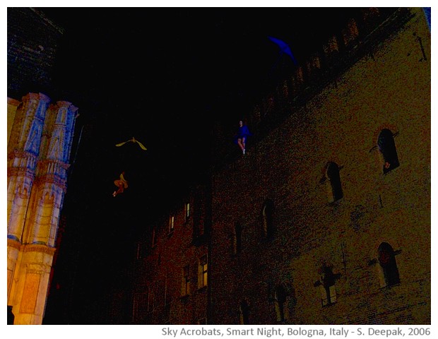 SMART night, Bologna, Italy - images by Sunil Deepak, 2006