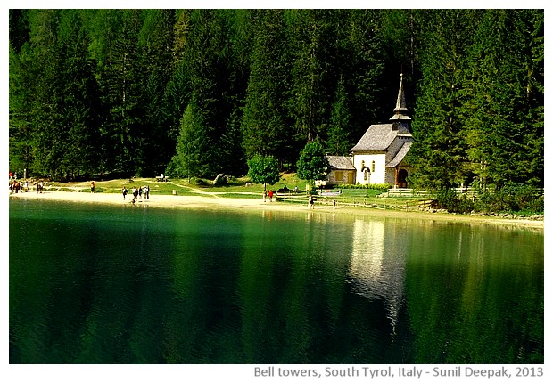 Bell towers in South Tyrol, Italy - images by Sunil Deepak, 2013