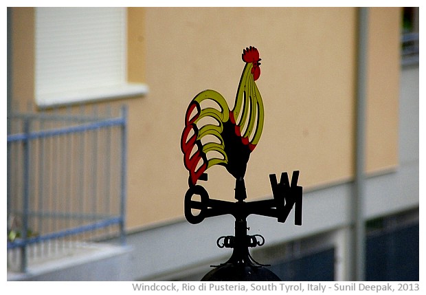 Weathervanes from South Tyrol, Italy - images by Sunil Deepak, 2013