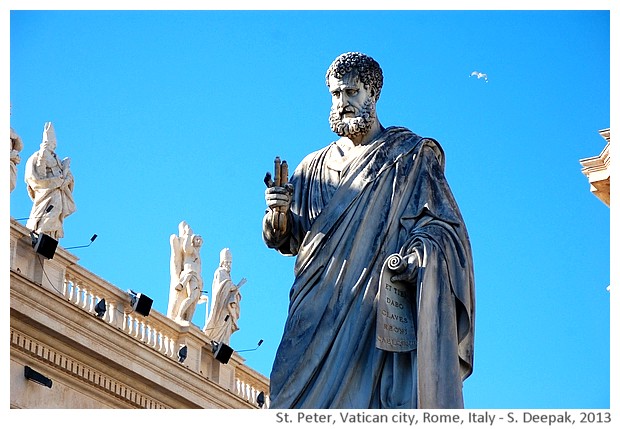 St Peter statue, Vatican city - S. Deepak, 2013