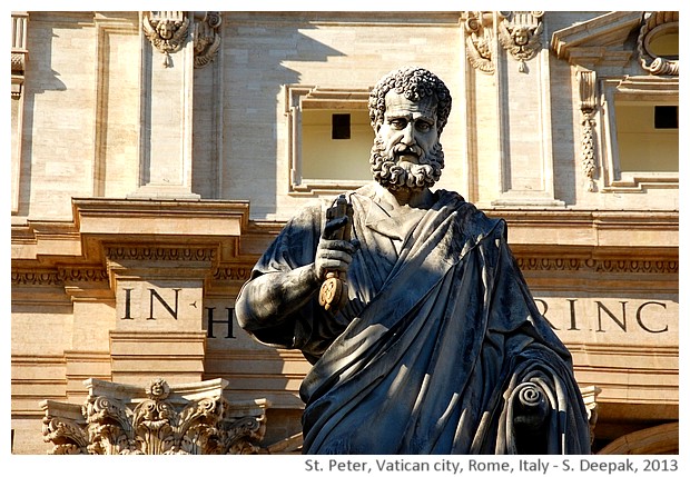 St Peter statue, Vatican city - S. Deepak, 2013