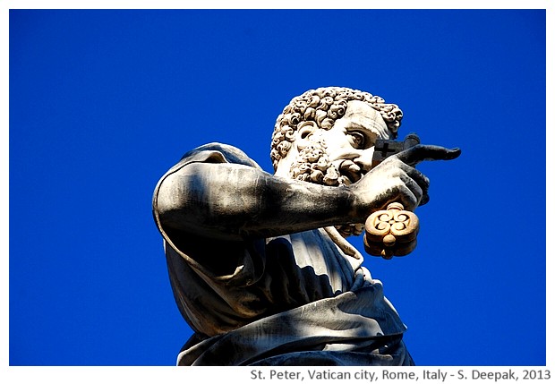 St Peter statue, Vatican city - S. Deepak, 2013