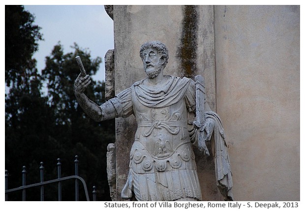 Statues, Villa Borghese, Rome, Italy - S. Deepak, 2013