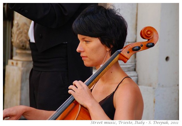 Street musicians, Trieste, Italy - S. Deepak, 2011