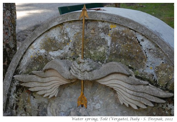 Spring water sculpture, Tolé Vergato, Italy - S. Deepak, 2012