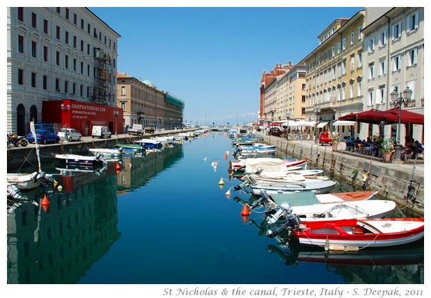 St Nicholas orthodox church & canal, Trieste, Italy - S. Deepak, 2011