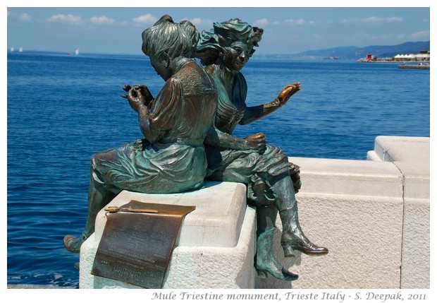 Mule Triestine monument, Trieste, Italy - images by S. Deepak