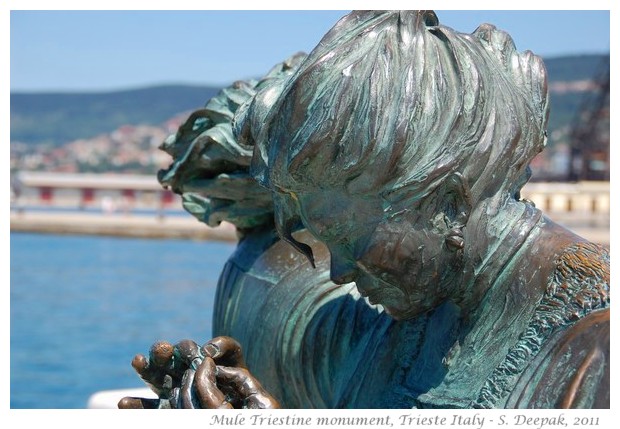 Mule Triestine monument, Trieste, Italy - images by S. Deepak