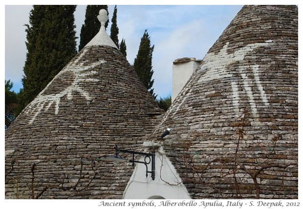Ancient symbols on trulli of Alberobello - S. Deepak, 2012