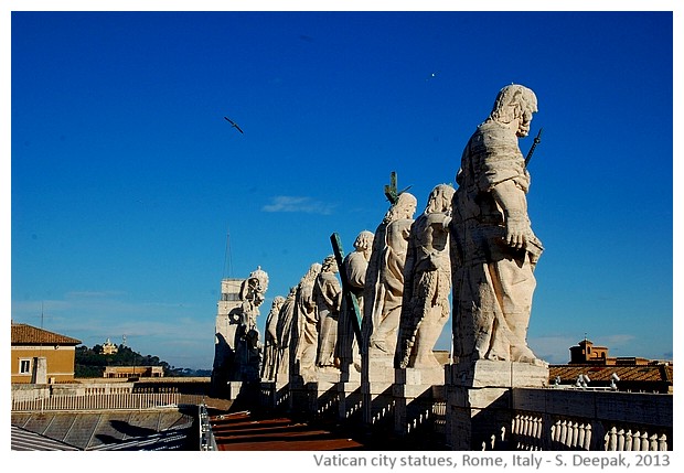 Panorama from top of st Peters church, Vatican - S. Deepak, 2013