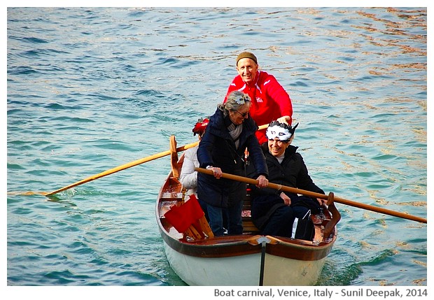 Carnival boats, Venice, Italy - Sunil Deepak, 2014