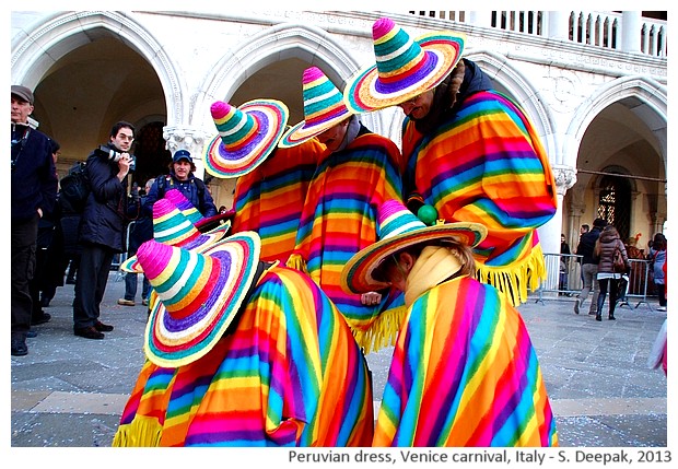 Peruvian dresses, Venice carnival, Italy - S. Deepak, 2013