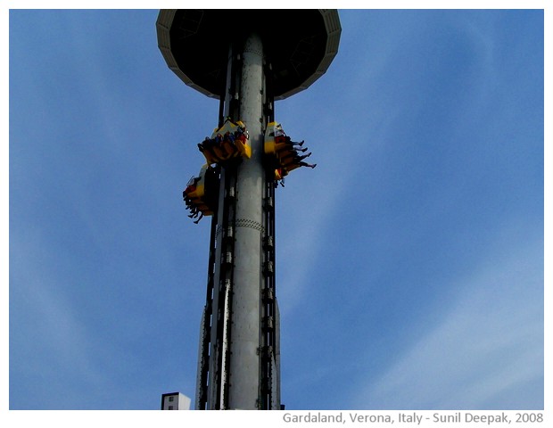 Gardaland amusement park, Verona, Italy - images by Sunil Deepak, 2008