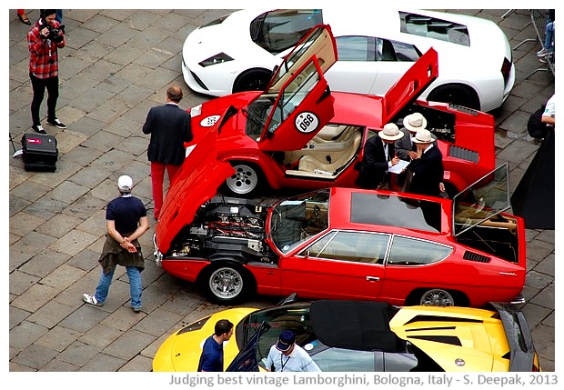 Vintage Lamborghini rally, Bologna, Italy - S. Deepak, 2013