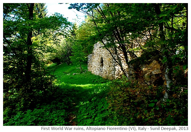 Ruins, Fiorentino altopiano (VI), Italy - images by Sunil Deepak, 2013