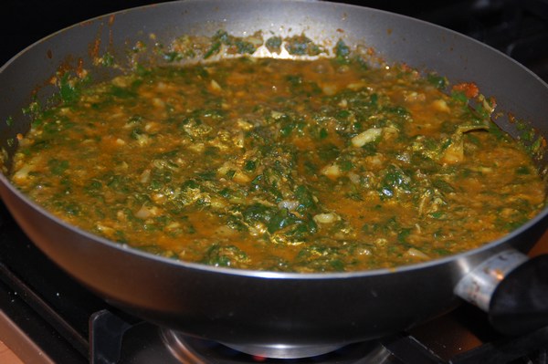 Broccoli and Spinach saag